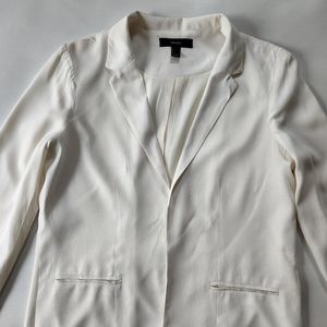 Open front Blazer White Blazer